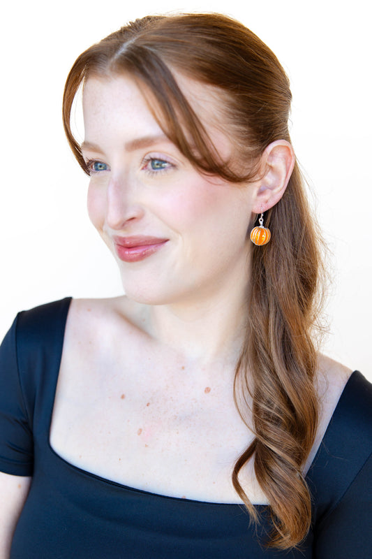 Pumpkin Patch Pop Earrings