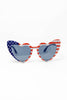 Star-Spangled Heart Shaped Sunglasses