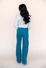 Calm Waters Teal Wide Leg Jeans