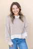 Wavelength Stripe Sweater Top