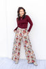 Bloomed Beauty Floral Wide Leg Pants
