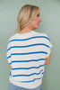 Feeling Striped Short Sleeve Top