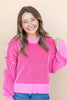Wavelength Stripe Sweater Top