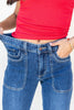 It Girl Energy 90's Straight Leg Utility Jeans