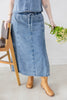 Howdy Honey Denim Midi Skirt