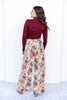 Bloomed Beauty Floral Wide Leg Pants