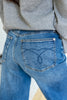 Shine On Mid Rise Clean Crop Denim Jeans