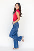 It Girl Energy 90's Straight Leg Utility Jeans
