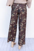 Flower Funk Floral Wide Leg Pants