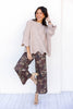 Flower Funk Floral Wide Leg Pants