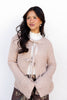Honey Hugs Front Tie Cardigan Sweater