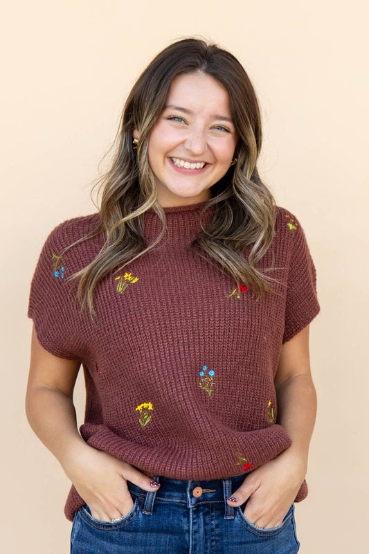 Flower Child Knit Top