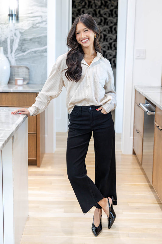 Wicked Games Wide Crop Jeans