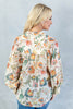 Dreamfield Buttons Faded Floral Blouse