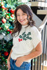 Mistletoe Kisses Short Sleeve Sweater