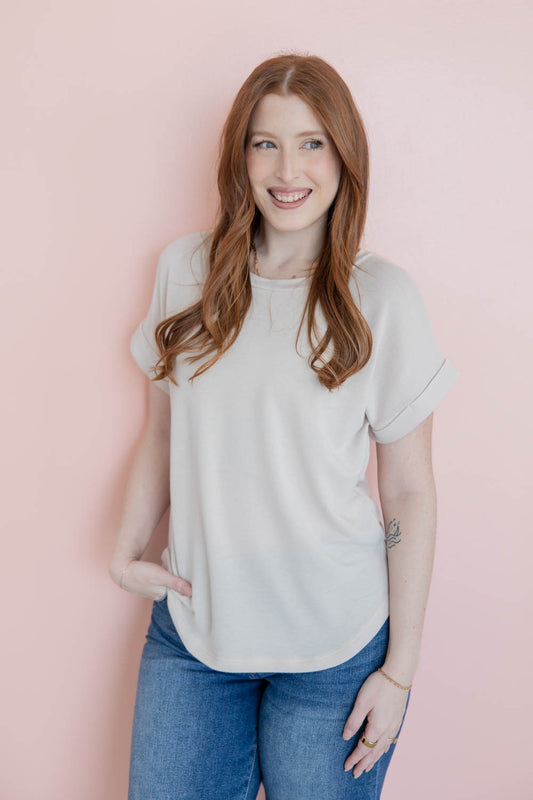 Barely Basic Short Sleeve Top
