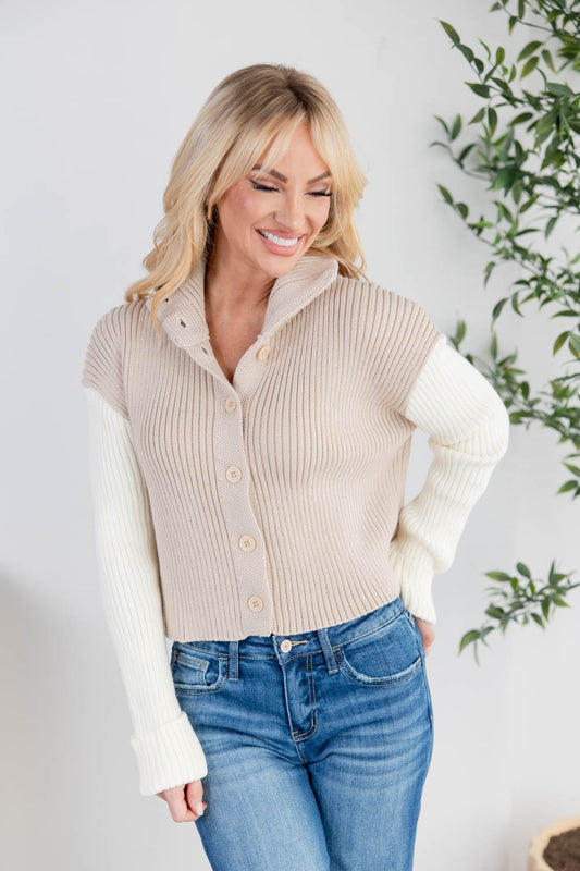 She Means Cozy Sweater Jacket