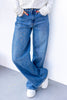 Main Character Belted Wide Leg Jeans