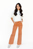 Bonfire Babe Rust Colored Cropped Jeans