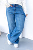 Main Character Belted Wide Leg Jeans