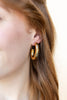 Polished Aura Oval Hoops