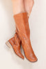 Charming Ride Square Toe Faux Leather Tall Boots