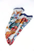 Secret Meadow Wildflower Satin Square Scarf