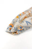 Silk Poetry Beige Floral Satin Square Scarf