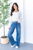 Main Character Belted Wide Leg Jeans