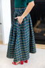 Kilted Edge Plaid Skirt
