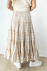 Lovely Meadows Tiered Maxi Skirt