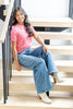 Main Character Belted Wide Leg Jeans