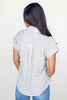 Lined In Love Button Down Top