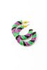 Swirly Spell Hoop Earrings
