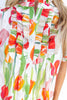 Graceful Garden Short Sleeve Blouse