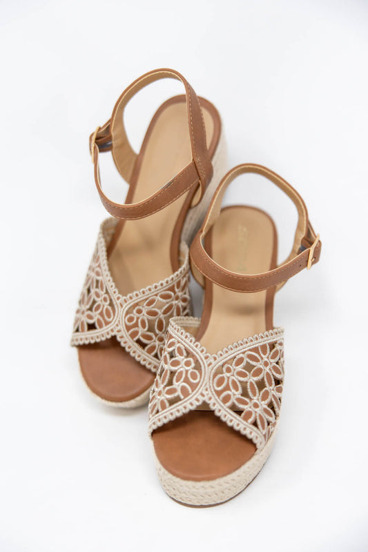 Sugar Steps Espadrille Wedge Heels