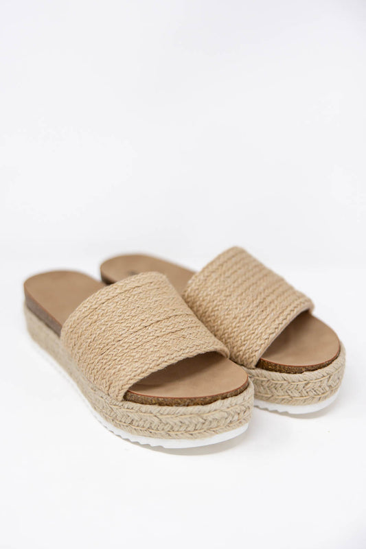 La Playa Espadrille Platform Sandals