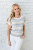 Signature Lines Short Sleeve Knit Top
