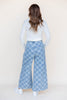 City Wave Checkered Jeans
