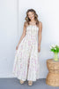 Petal Perfect Floral Strapless Maxi Dress