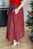Kilted Edge Plaid Skirt