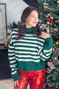 Bundle Me Up Striped Turtleneck Sweater