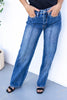 Prime Time Front Seam Straight Leg Jeans