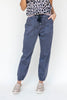 Moonlight Mist Dark Gray Jogger Jeans