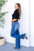 Prime Time Front Seam Straight Leg Jeans