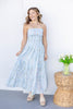 Petal Perfect Floral Strapless Maxi Dress