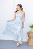 Petal Perfect Floral Strapless Maxi Dress