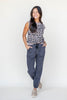 Moonlight Mist Dark Gray Jogger Jeans