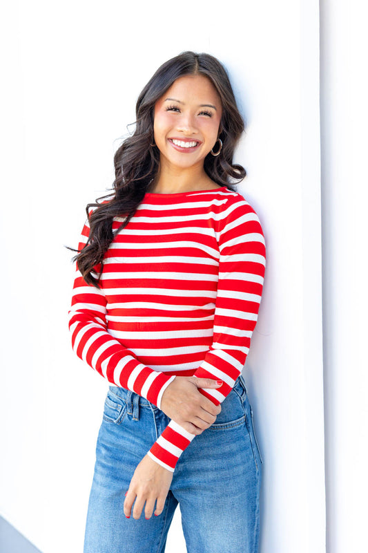 Cider Lane Knit Long Sleeve Top