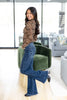 Call The Shots Mid Rise Flare Jeans